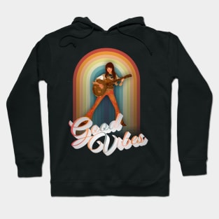 Retro Guitar Good Vibes Hoodie